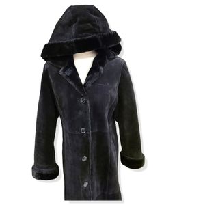 Genuine Leather Trench Coat size Medium